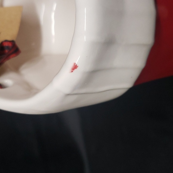 Rae Dunn NWT Red "HO HO HO" Large Ceramic Christmas Stocking - Picture 8 of 8